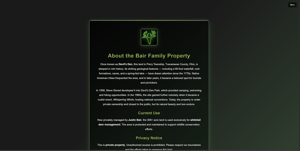 Custom Property Website